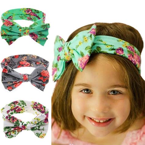 3pcspack Kids Baby Girls Headwear Hair Band Floral Headband Children