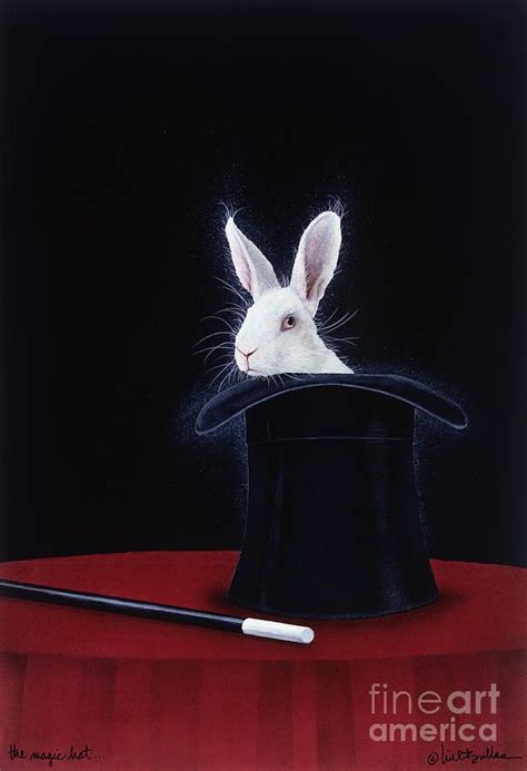 The Magic Hat By Will Bullas Magic Hat Rabbit In A Hat Bunny Art