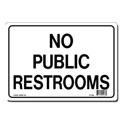 Sorry No Public Restroom Sign Free Printable Printable Word Searches