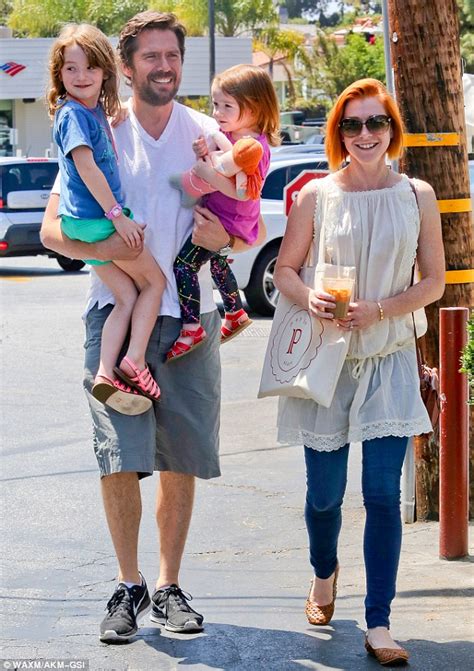 Alyson Hannigan And Husband Alexis Denisof Enjoy Day Out With Their