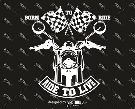 Born To Ride Ride To Live Svg Cut File Instant Download Etsy Uk