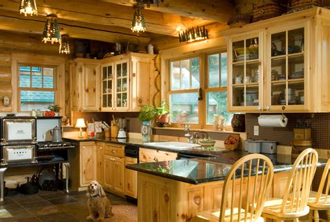 Log Home Kitchens