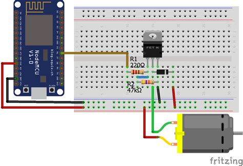 Control A Dc Motor With Arduino Esp Or Esp Without Off