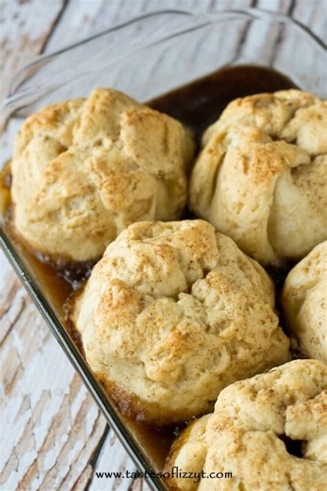 Amish Apple Dumplings With Brown Sugar Syrup Tastes Of Lizzy T
