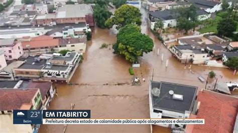 Prefeitura De Itabirito Decreta Estado De Calamidade Pública Mg1 G1