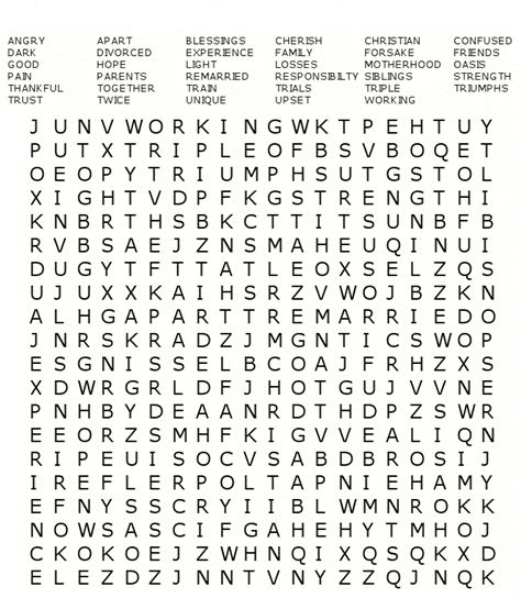 Word Search Printable Difficult Printable Blank World