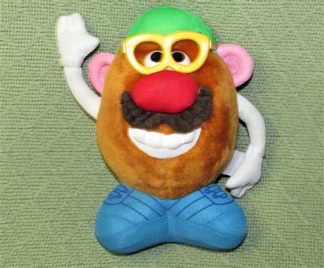 Vintage Mr Potato Head Plush Hasbro 1998 8 Stuffed Animal Doll