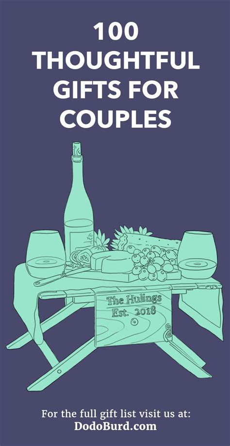 Check spelling or type a new query. 100 Thoughtful (And Fun) Gifts for Couples - Dodo Burd