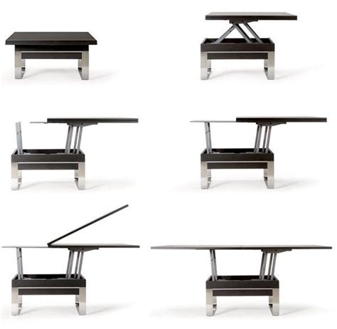 This beautiful and highly functional table designed by hendrik van keppel and taylor green can convert from a coffee table to a dining table, work table or desk. 50+ Incredible Adjustable Height Coffee Table Converts To ...