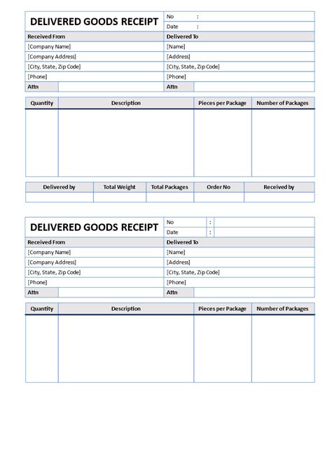 Free 10 Goods Receipt Templates In Pdf Ms Word Excel Free 10 Goods