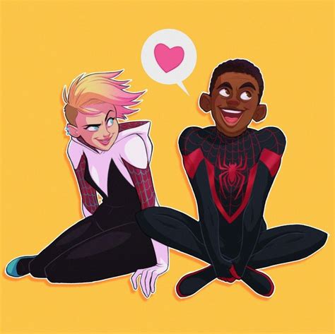Pin By Sean Davis On Miles Morales And Gwen Stacy Spider Gwen Art