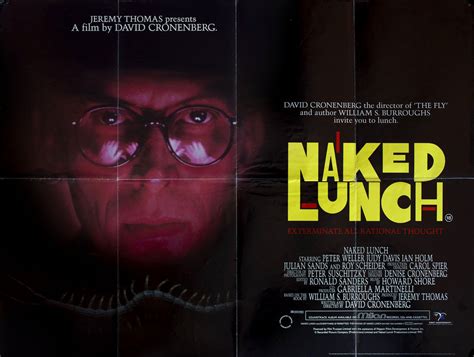 Naked Lunch British Quad Poster Posteritati Movie Poster Gallery
