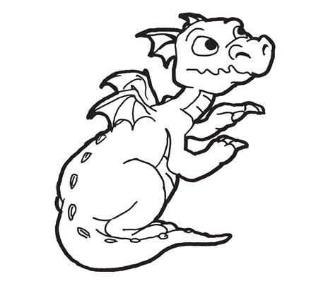 Baby Dragon Coloring Pages Coloring Home