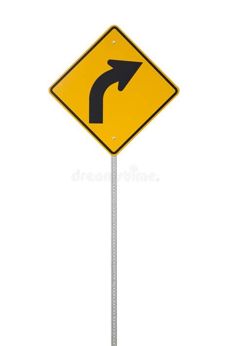 Right Turn Sign Stock Photo Image Of Guide Danger Direction 33319838