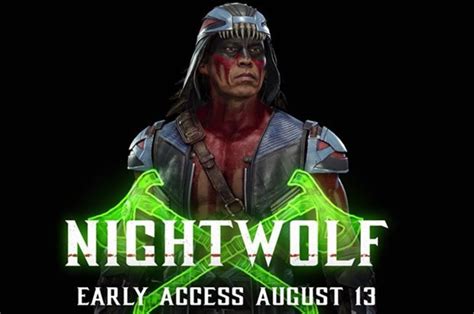 Mortal Kombat Nightwolf Early Access Release Date Revealed First