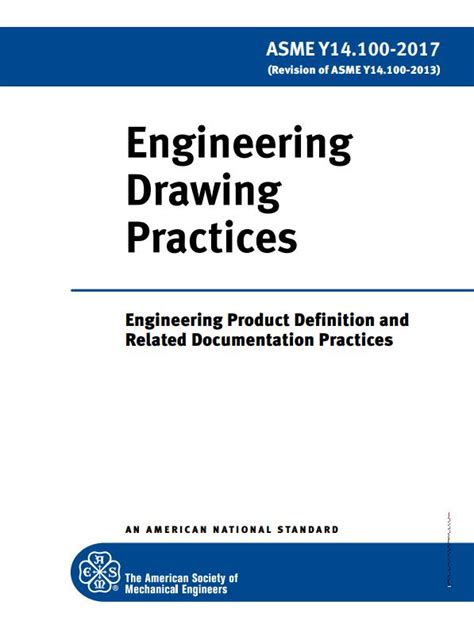 Asme Y14100 Engineering Drawing Practices