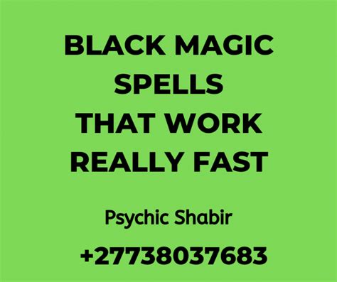 Black Magic Spells Do They Really Work Powerful Love Spells
