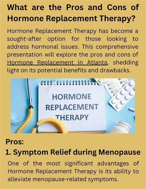 What Are The Pros And Cons Of Hormone Replacement Therapy
