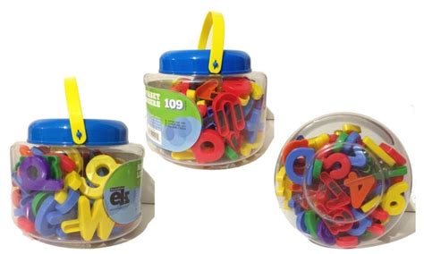 Edukid Toys 109 Magnetic Alphabet Letters And Numbers In A Bucket Groupon