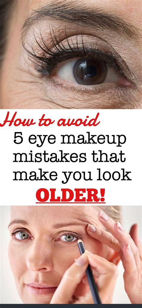 5 Eye Makeup Mistakes That Make You Look Older Makeup Mistakes Makeup Tips For Older Women