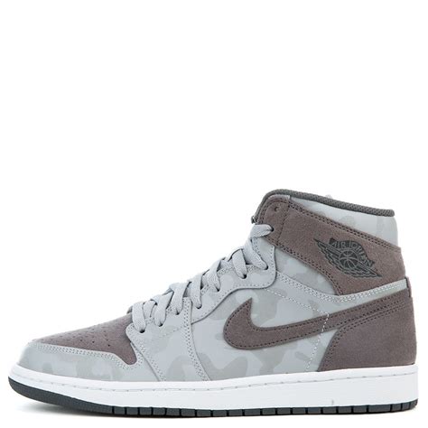 Gray and red jordan 1. Air Jordan 1 Retro High Premium WOLF GREY/DARK GREY-WHITE ...