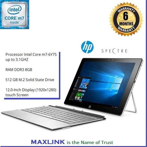 Hp Spectre X2 12 Inch Detachable Laptop Intel Core M7 6y75 8gb Ram