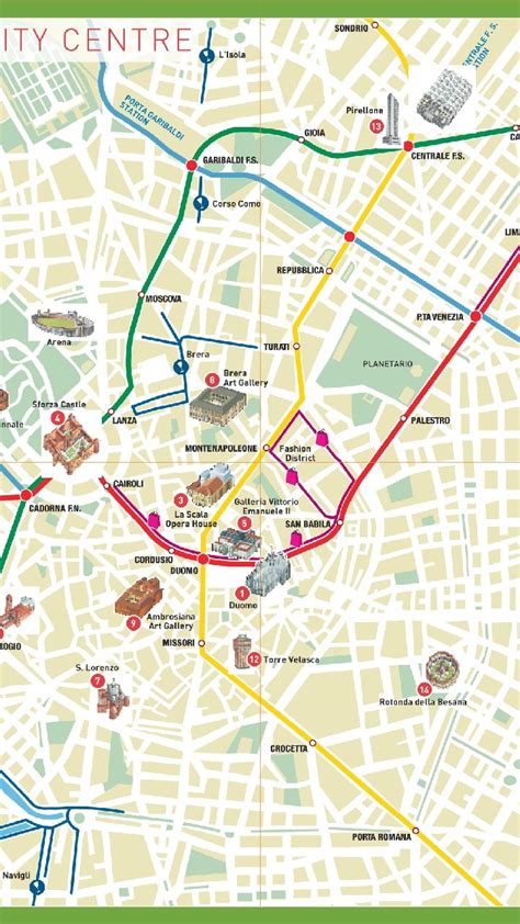 Duomo Milan Map