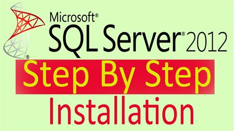 Install SQL Server 2012 Step By Step YouTube