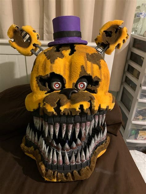 Nightmare Fredbear Mask Complete Five Nights At Freddy S Amino