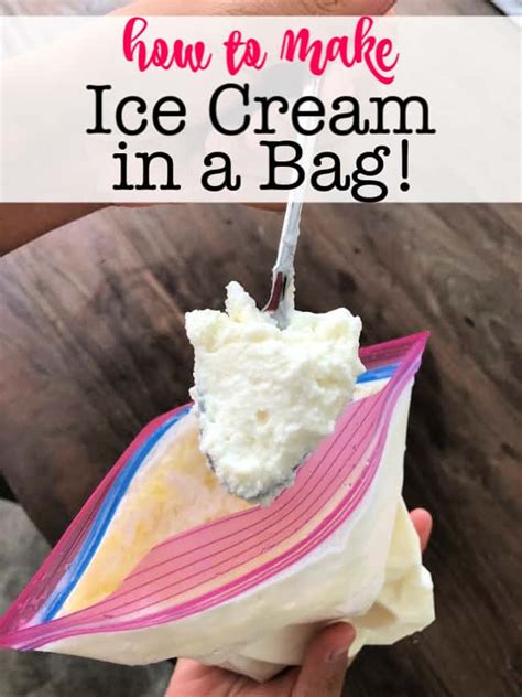 How To Make Ice Cream In A Bag Howto Techno
