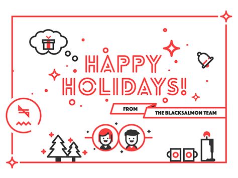 Happy Holidays By Blacksalmon On Dribbble