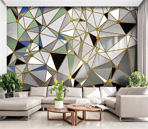 3d Color Geometry Wc89 Wall Murals Aj Wallpaper