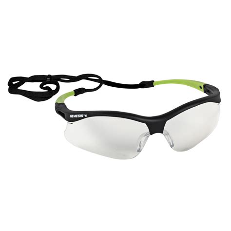 kleenguard™ v30 nemesis small safety glasses 38480 lightweight indoor outdoor lens black