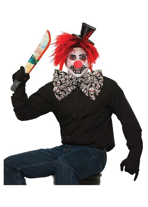 Evil Clown Jumbo Bow Tie Accessories