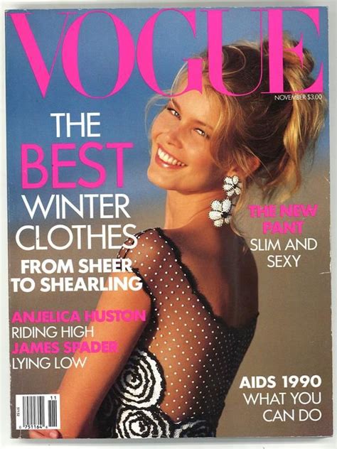 Vogue Us Nov 1990 American Original Vintage Fashion Magazine Etsy
