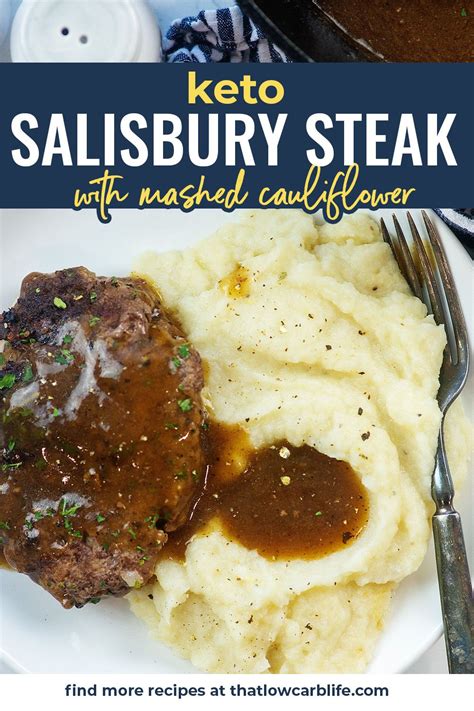I wish so much my guy would appreciate something like this! Keto Salisbury Steak! | Recipe in 2020 | Salisbury steak ...