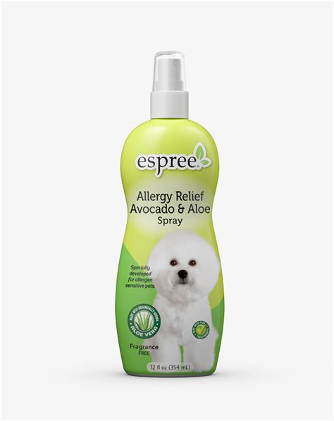 Allergy Relief Itch Spray For Dogs With Avocado And Aloe Vera Espree