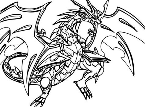 Coloriage Drago Le Dragon Bakugan Dessin Gratuit à Imprimer