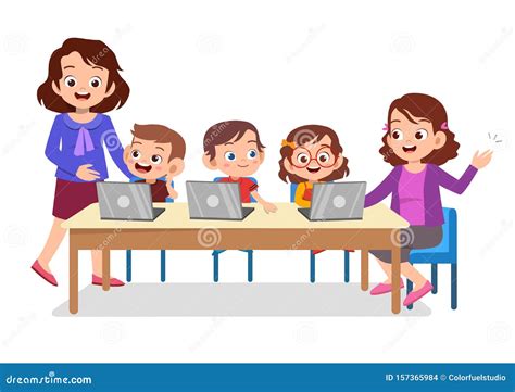 Kids Learning Material Cartoon Vector 151122537