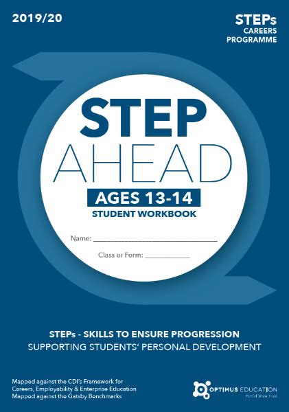 Optimus Education Resources Step Ahead For Ages 13 14 201920 Pack Of 25