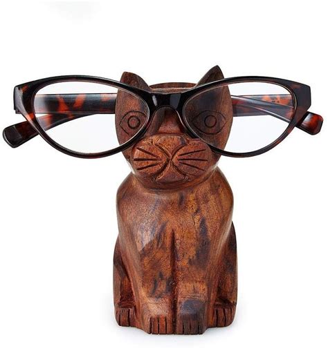 Cat Eyeglasses Holder Eyeglass Holder Crazy Cat Lady Crazy Cat People