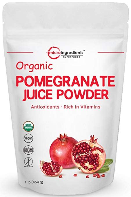 Superfoods Antioxidants Organic Pomegranate Juice Powder Gluten