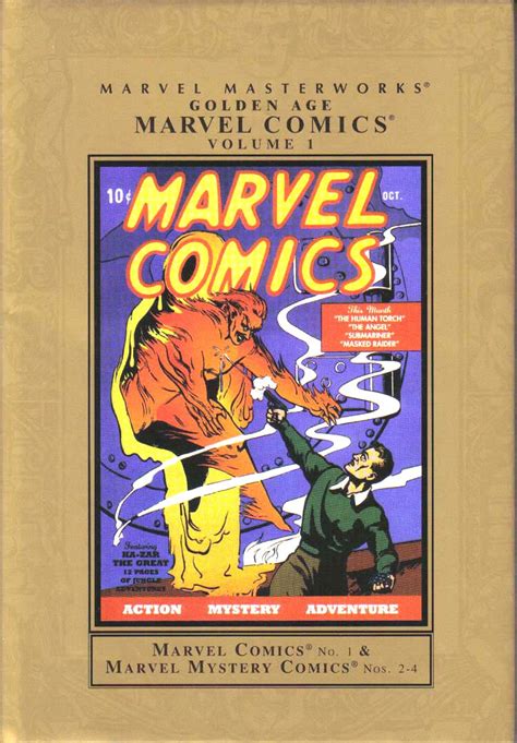 Golden Age Marvel Comics Masterworks Vol 1