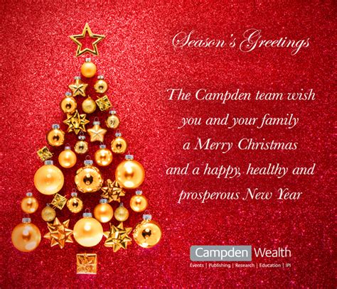 Merry Christmas And A Happy New Year From Campden Wealth Campden Fb