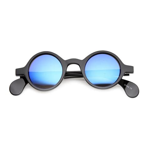 Vintage Inspired Small Round Revo Lens Sunglasses Zerouv