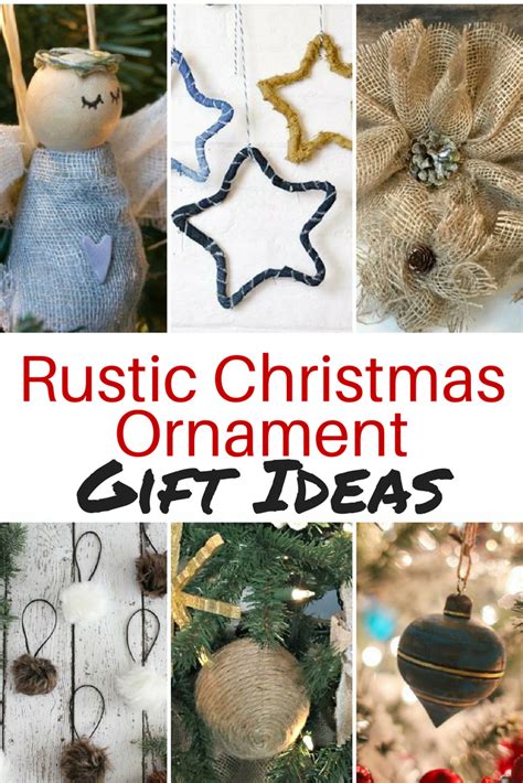 rustic christmas ornament gift ideas diva  diy
