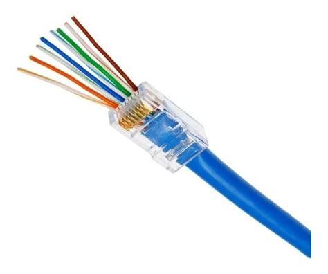Cable Red 20 Metros Utp 5e Rj45 Internet Ponchado Lan Cuotas sin interés