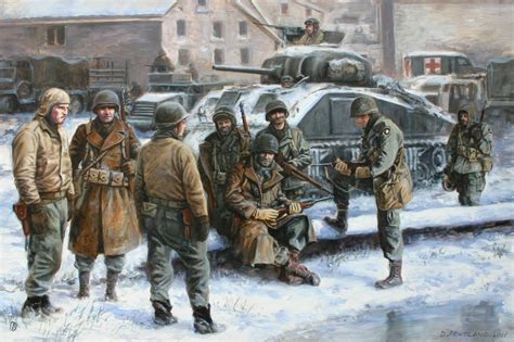 Cranston Fine Arts The Battered Band By David Pentland Ww2 D Day