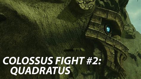 4k Shadow Of The Colossus Ps4 Colossus 2 Quadratus Fight Youtube