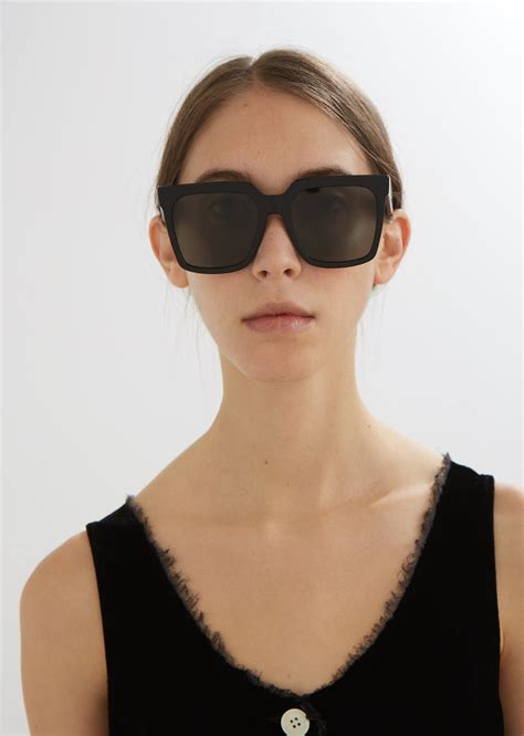 Oversized Square Sunglasses By Céline La Garçonne